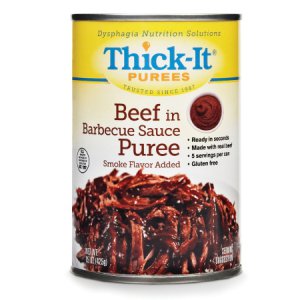 Puree Thick-It   15 oz. Can Beef in BBQ Sauce Flavor Ready to Use Puree Consistency