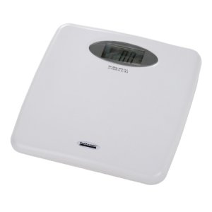 Floor Scale Health O Meter   Digital Display 440 lbs. / 200 kg Capacity White Battery Operated