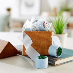 Medical Tape 3M    Micropore    S Single Use Roll Silicone 1 Inch X 1-1/2 Yard Blue NonSterile