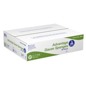 Gauze Sponge Advantage Gauze 8-Ply 4 X 4 Inch Square NonSterile