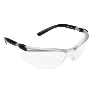 Safety Glasses 3M    BX    Anti-fog Coating Clear Tint Polycarbonate Lens Silver / Black Frame Over Ear One Size Fits Most