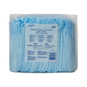 Underpad TENA   Regular 23 X 36 Inch Disposable Fluff Light Absorbency