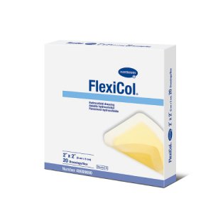 Hydrocolloid Dressing FlexiCol   2 X 2 Inch Square Sterile