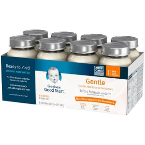 Infant Formula Gerber   Good Start   Gentle NON-GMO 3 oz. Bottle Ready to Use