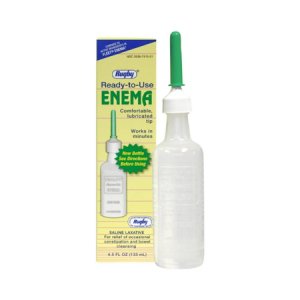 Enema Rugby   4.5 oz. 19 Gram - 7 Gram Strength Monobasic Sodium Phosphate / Dibasic Sodium Phosphate