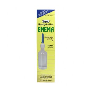 Enema Rugby   4.5 oz. 19 Gram - 7 Gram Strength Monobasic Sodium Phosphate / Dibasic Sodium Phosphate