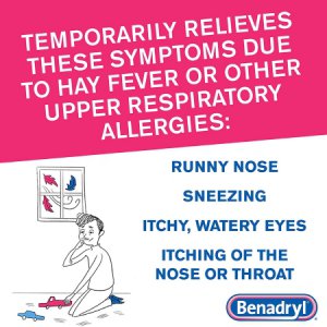 Allergy Relief Benadryl   25 mg Strength Tablet 24 per Box