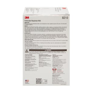 Particulate Respirator Mask 3M    Industrial N95 Cup Elastic Strap One Size Fits Most White NonSterile Not Rated Adult