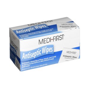 Sanitizing Skin Wipe Medi-First   Individual Packet BZK (Benzalkonium Chloride) Scented 20 Count