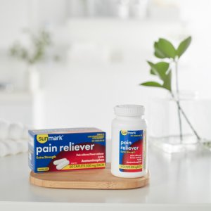 Pain Relief sunmark   500 mg Strength Acetaminophen Caplet 50 per Bottle