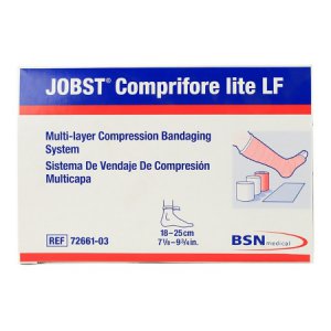3 Layer Compression Bandage System JOBST   Comprifore   lite LF 40 mmHg No Closure Tan / White NonSterile