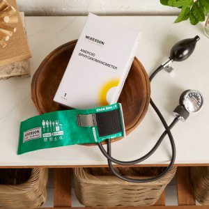 Aneroid Sphygmomanometer Unit McKesson LUMEON    2-Tubes Manual Child