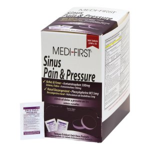 Sinus Relief Medi-First   500 mg - 5 mg Strength Tablet 500 per Box