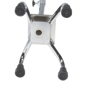 Large Base Quad Cane drive    Aluminum 30 to 39 Inch Height Chrome