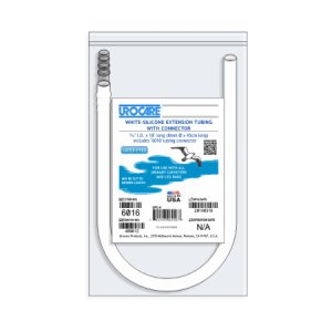 Extension Tube Urocare   0.31 I.D. x 18 Inch Long, White-Silicone, NonSterile, NonDEHP