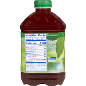 Thickened Beverage Thick & Easy   46 oz. Bottle Cranberry Juice Cocktail Flavor Ready to Use Nectar Consistency