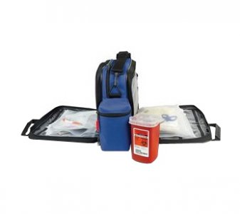Medical Bag EZ-View 600D Waterproof Polyester 8 X 11-3/4 X 14 Inch