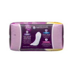 Bladder Control Pad Poise   3-1/2 X 16 Inch Heavy Absorbency Absorb-Loc   Core Regular Adult Female Disposable