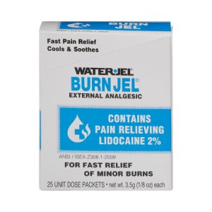 Burn Relief Water Jel   Burn Jel   Topical Gel 3.5 Gram Individual Packet
