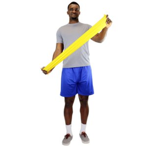 Exercise Resistance Band CanDo   Yellow 5 Inch X 6 Yard X-Light Resistance