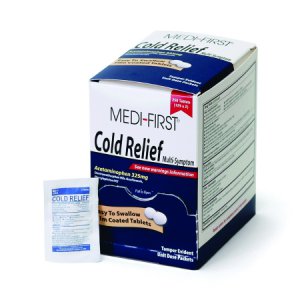 Cold and Cough Relief Medi-First   325 mg - 5 mg - 200 mg - 15 mg Strength Tablet 2 per Pack