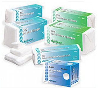 Gauze Sponge Dynarex   Gauze 16-Ply 4 X 4 Inch Square NonSterile