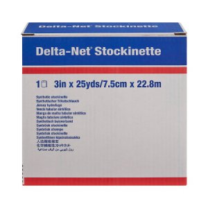 Stockinette Tubular Delta-Net   3 Inch X 25 Yard Synthetic NonSterile