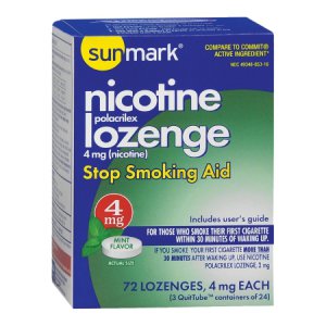 Stop Smoking Aid sunmark   4 mg Strength Lozenge