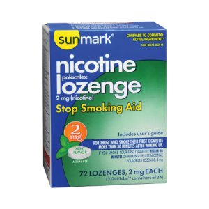 Stop Smoking Aid sunmark   2 mg Strength Lozenge