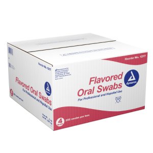 Oral Swabstick Dynarex   Foam Tip Dentifrice