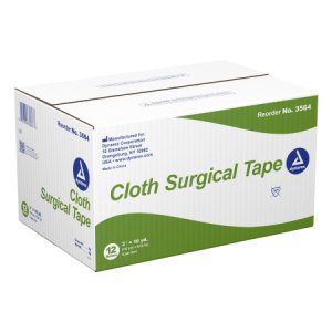 Medical Tape Dynarex   Easy Tear Cloth 3 Inch X 10 Yard White NonSterile