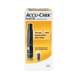 Lancet Accu-Chek   FastClix Lancet Needle Multiple Depth Settings Track System