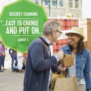 Unisex Adult Incontinence Brief Depend   Large Disposable Heavy Absorbency