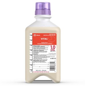 Tube Feeding Formula Vital   1.0 Cal 33.8 oz. Bottle Ready to Use Vanilla Flavor Adult