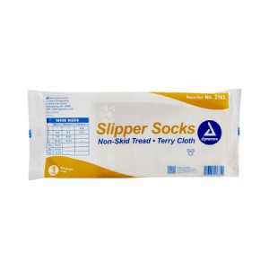 Slipper Socks Soft Sole X-Large Beige Ankle High
