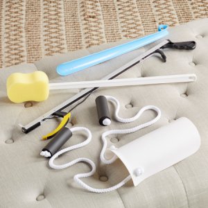 ADL Hip / Knee Equipment Kit FabLife    Standard Reacher - 26 Inch Length / Shoehorn - 18 Inch Length