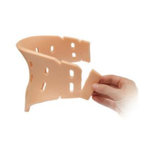 Rigid Cervical Collar Ossur   Philadelphia   Preformed Adult One Size Fits Most Two-Piece / Trachea Opening Adjustable Height 10 to 19 Inch Neck Circumference