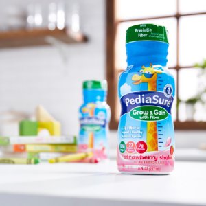 Pediatric Oral Supplement PediaSure   Grow & Gain with Fiber Strawberry Flavor 8 oz. Bottle Ready to Use
