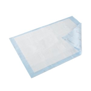 Low Air Loss Positioning Underpad Wings    Quilted Premium Comfort 23 X 36 Inch Disposable Airlaid Heavy Absorbency