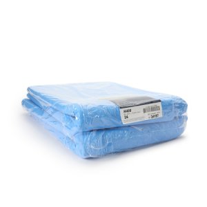 QUICK CHECK* H400 Sterilization Wrap White / Blue 45 X 45 Inch Dual Layer SMS Polypropylene Steam / EO Gas / Hydrogen Peroxide