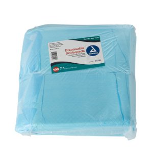Underpad Dynarex   17 X 24 Inch Disposable Fluff Light Absorbency