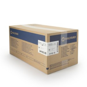 QUICK CHECK* H500 Sterilization Wrap White / Blue 24 X 24 Inch Dual Layer SMS Polypropylene Steam / EO Gas / Hydrogen Peroxide