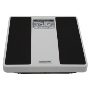 Floor Scale Health O Meter   Dial Display 270 lbs. Capacity Black / White Analog