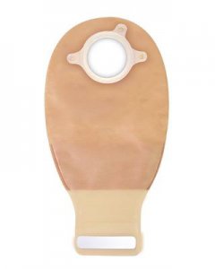 Ostomy Pouch Natura   Two-Piece System 12 Inch Length 1-1/2 Inch Stoma Drainable