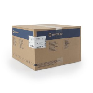 QUICK CHECK* H500 Sterilization Wrap White / Blue 36 X 36 Inch Dual Layer SMS Polypropylene Steam / EO Gas / Hydrogen Peroxide