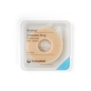 Skin Barrier Ring Brava   Thick Moldable, Standard Wear Adhesive without Tape Without Flange Universal System Hydrocolloid 4.2 mm Thick