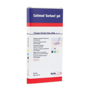 Antimicrobial Hydrogel Dressing Cutimed   Sorbact   3 X 6 Inch Sterile