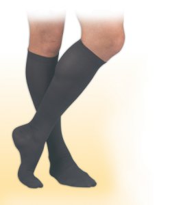Compression Socks JOBST   Activa Knee High X-Large Black Closed Toe