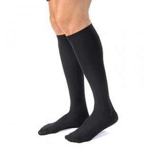 Compression Socks JOBST   for Men Casual Knee High X-Large / Full Calf Black Closed Toe