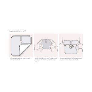 Foam Dressing Lyofoam   Max T 3-1/2 X 3-1/2 Inch Fenestrated Square Non-Adhesive without Border Sterile